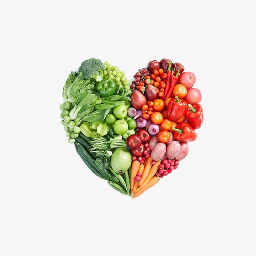 图片 装饰元素 > 【png】 新鲜心形鲜艳蔬菜和水果